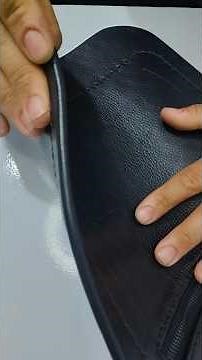 Bolsa de Couro Masculina estilo carteiro (Modelagem da parte de trás)