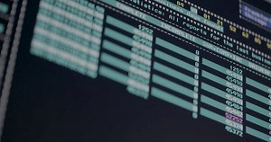 Close-up Panning Shot Computer Screen Displaying Stock Footage Video (100% Royalty-free) 3433692909 | Shutterstock