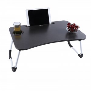 [Hot Item] Foldable Bed Computer Desk with Cup Holder