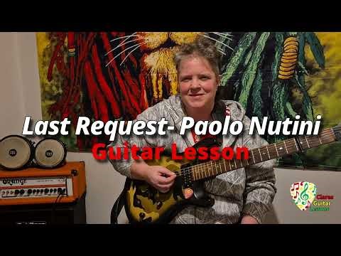 Last Request | Paolo Nutini | Guitar Lesson