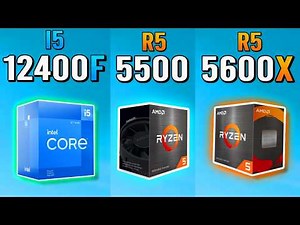 i5 12400F vs R5 5500 vs R5 5600X - AM4 or Intel Best?!