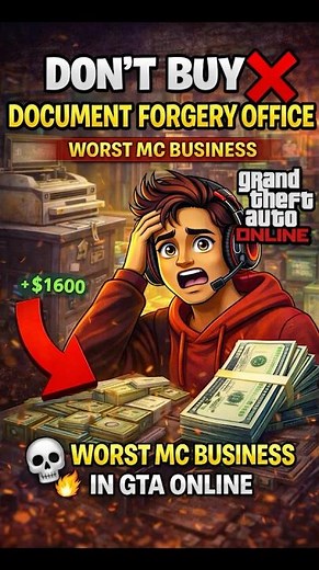 Don’t Buy Document Forgery Office ❌ | Worst MC Business in GTA Online