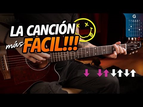 Aprende LA CANCIÓN mas FÁCIL para GUITARRA de NIRVANA !!! "About a Girl"