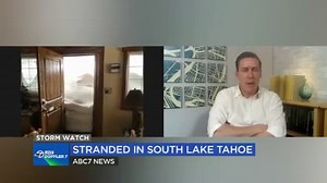 Lake Tahoe tourists snowed in as winter storm forces closure of I-80, Highway 50