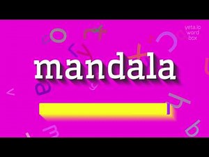 How to say "mandala"! (High Quality Voices)