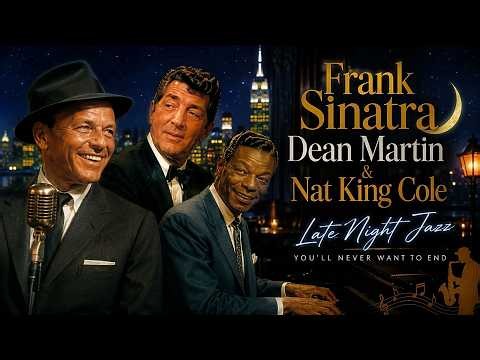 Frank Sinatra, Dean Martin & Nat King Cole 🌙 Late Night Jazz You'll Never Want to End