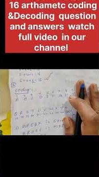 Ap Kaushalam Test coding and decoding ? |AP Koushalam Work from Home exam paper question&answers