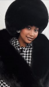 The Origins and Influence of Houndstooth in Fashion!The houndstooth pattern has come to signify luxury and also represents a show of solidarity among royal figures even today! Lady Olivia 😍 Is a Beauty in our Black/White Houndstooth Tweed suit set with our black Fox Hat and Wrap! Order your fur today!!!!!🤍🖤 #fashionstyle #cogic #cogicgirlsrock #cogicgrand #cogicgirls #class #lady #sale #wowwednesday #love #ladiesfirst #bellawaynestyle #bellawayne#fashionable #fashionista #cogic #cogicgrand #v