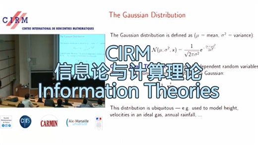 CIRM《信息论与计算理论》| Information and Computation Theories