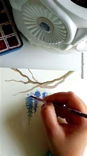 Wisteria watercolor changed my art forever | This simple hack is a game-changer