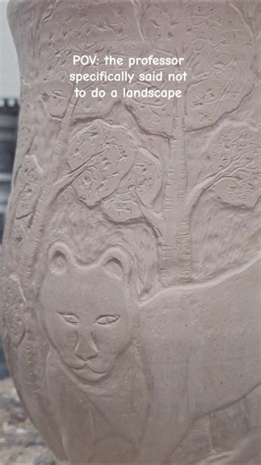 oops. he specifically said "no trees, no flowers, no landscapes" 😅