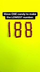 13K views · 29 reactions | Move one candy to make the lowest number for this brain teaser #BrainTeaser #Puzzle #BrainHealth | Planet Nature | Facebook
