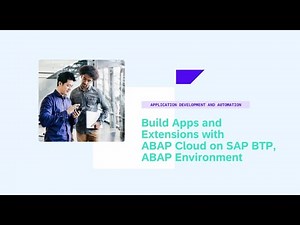 Build Apps and Extensions with ABAP Cloud on SAP BTP, ABAP Environment - AD107v