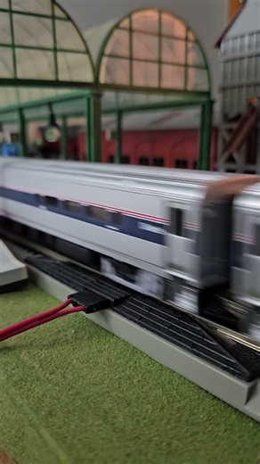 Amtrak model train! #amtrak #modeltrain