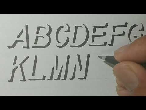 【影文字】アルファベット大文字