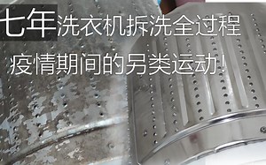 【自己动手】疫情期间海尔双动力波轮洗衣机拆洗全过程