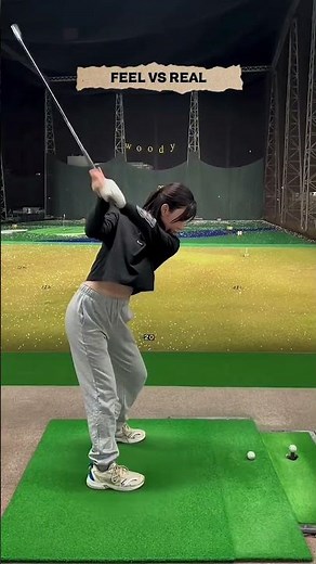 feel vs real golf swing