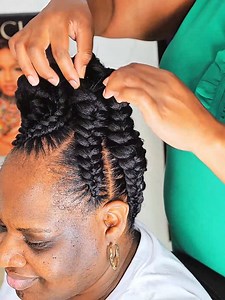 1.7M views · 12K reactions | Easy Feed In Butterfly Braided Bun曆曆曆曆曆 | Yatsa Creations | Facebook