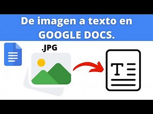 CONVERTIR IMAGEN A TEXTO EN GOOGLE DOCS