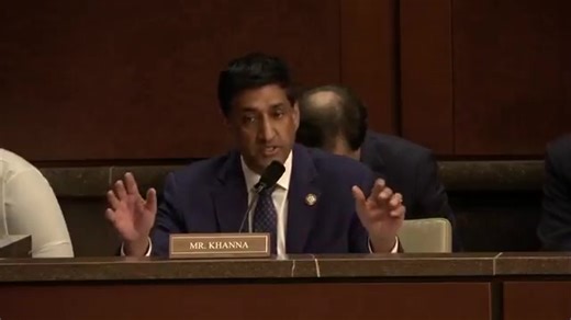BREAKING: Rep. Ro Khanna just motioned to SUBPOENA FCC chairman Brendan Carr in the House Oversight Committee to stop the intimidation of private businesses and assault on free speech | MeidasTouch