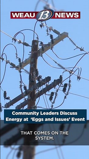 Community leaders discuss energy at Eau Claire Chamber’s ‘Eggs and Issues’ event