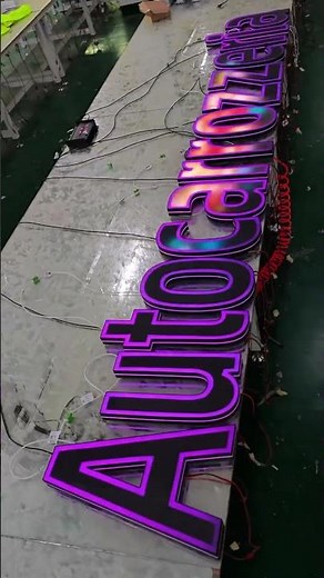 Simulação 3D do seu letreiro LED | Envie o logótipo