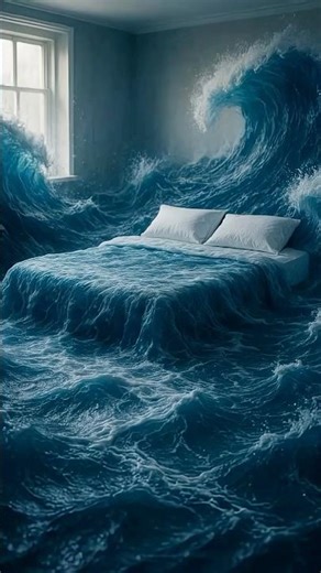 Soft Waves + Floating Bed 🌊🛏️ Sleep Trigger ASMR#asmrvideo #asmr #asmrsounds