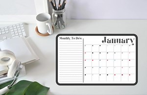 Undated Monthly & Weekly Planner | Digital Planner | Colorful Monthly Calendar | Weekly Notepad | Printable Template | PDF Download - Etsy Australia