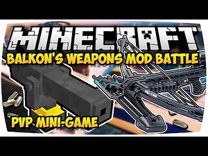 MINECRAFT: BALKON'S WEAPONS MOD BATTLE ♦ MODDED MINI-GAME | [Deutsch // HD]