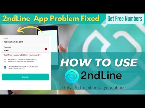 How to fix 2nd line sign up problem 2023 | Create Unlimited Numbers FREE | Textnow App