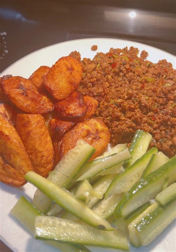 Fried Sweet Plantains and Ground Beef Recipe