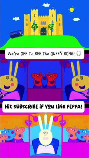 We’re OFF To SEE The QUEEN SONG! 🎧🎤 #peppapig #audioeffects #funny #effects #peppapigfunny #fyp