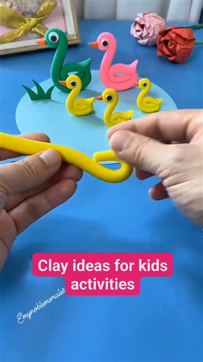 Clay arts for kids and bonding moment activities. #fblifestyle #diy #clayart #lifehacks #kidsactivities #reels2025シ #reelsviralシfb #followlikeandshare | Emy Noble Morales