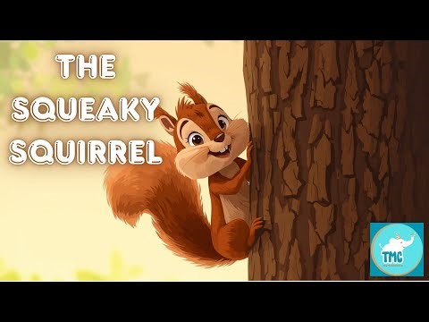 The Squeaky Squirrel 🐿️💨 | Cute fun Squirrel Song 🐿️ | Tiny Munchkins Club
