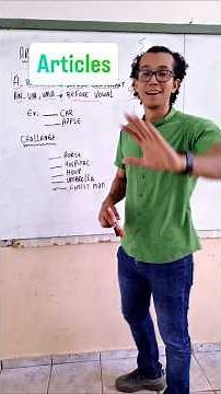 Indefinite Articles