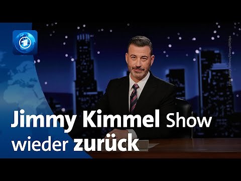 Nach Sperre bei ABC: Late Night Show von Jimmy Kimmel ist wieder zurück