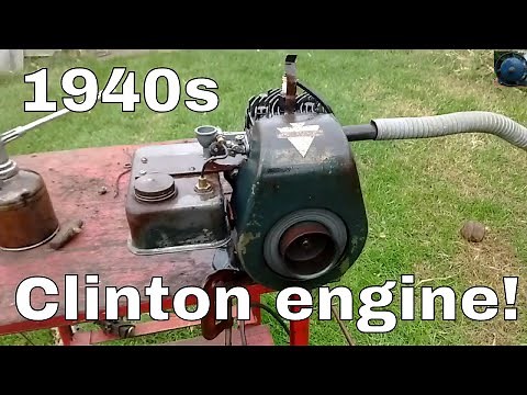 Old Engine Revival! 1940s Clinton Engine Rebuild!