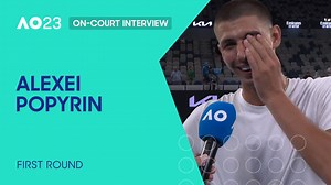 Alexei Popyrin On-Court Interview | Australian Open 2023 First Round - The Global Herald