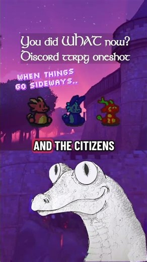 no crew? no problem! I occasionally run ttrpgs for discord members! join up, link in bio