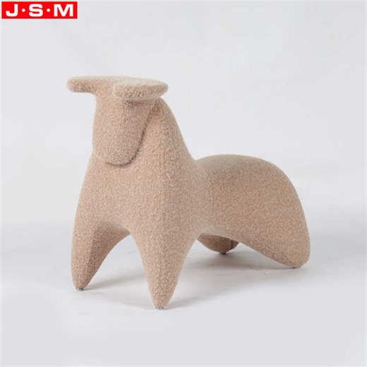 Factory Wholesale Cute Cartoon Living Room Leisure Low Stool Design Creative Single Chair