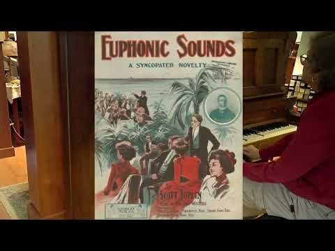 Scott Joplin Pine Apple Rag and Euphonic Sounds on a single 1910s piano roll