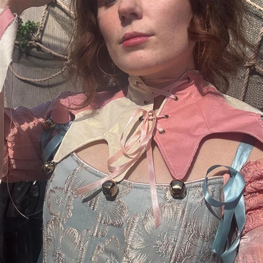 Jester Collar - Pink/off-white - Etsy