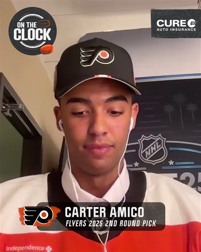 5.5K views · 55 reactions | Who does Carter Amico model his game after? 樂 CURE Auto Insurance | NBC Sports Philadelphia | Facebook
