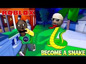 I became a snake 🐍 |Become a snake roblox gameplay|On vtg!
