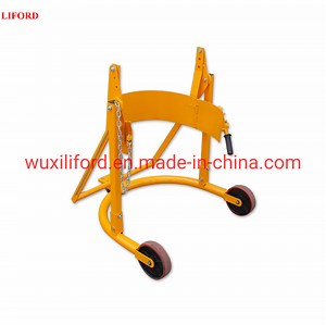 [Hot Item] 300kg Mobile Drum Carrier Mechanical Operated Drum Karrier Drum Lifter Drum Dispenser