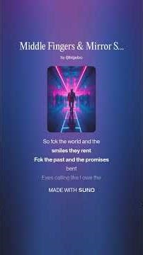 Middle Fingers & Mirror Smiles #music #pop