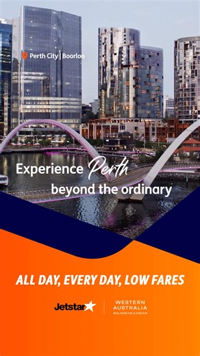 Takeoff to Perth with Jetstar and rediscover Western Australia—where stunning beaches and culture meet vibrant city life. | Jetstar Australia