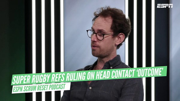 Super Rugby officials ruling on head contact 'outcome'