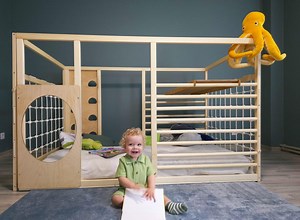 Kids Gymnastics Bed , Floor Bed , Children's Bed , Bodenbett, Montessori Inspired Bed, Gym Bed , Kinderbett , Kids Bed , Gym Bed , Bed Frame - Etsy Australia