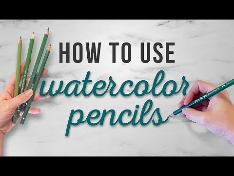 How To Use Watercolor Pencils | TIPS FOR BEGINNERS | How To For Beginners